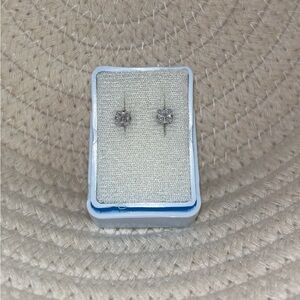 Elegant Silver Stud Earrings